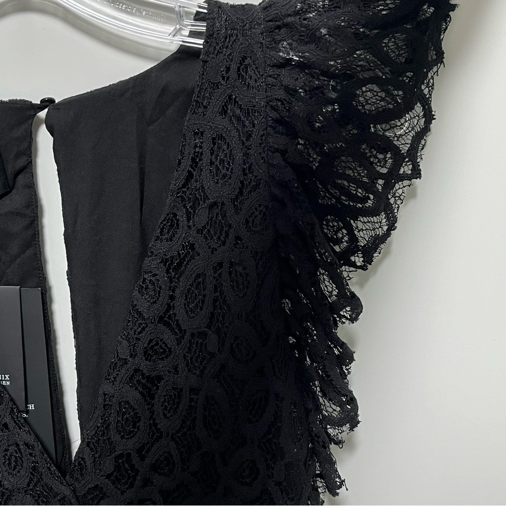 Designers Remix Charlotte Eskildsen Elegant Avelaine black lace fun flirty dress - Picture 6 of 15